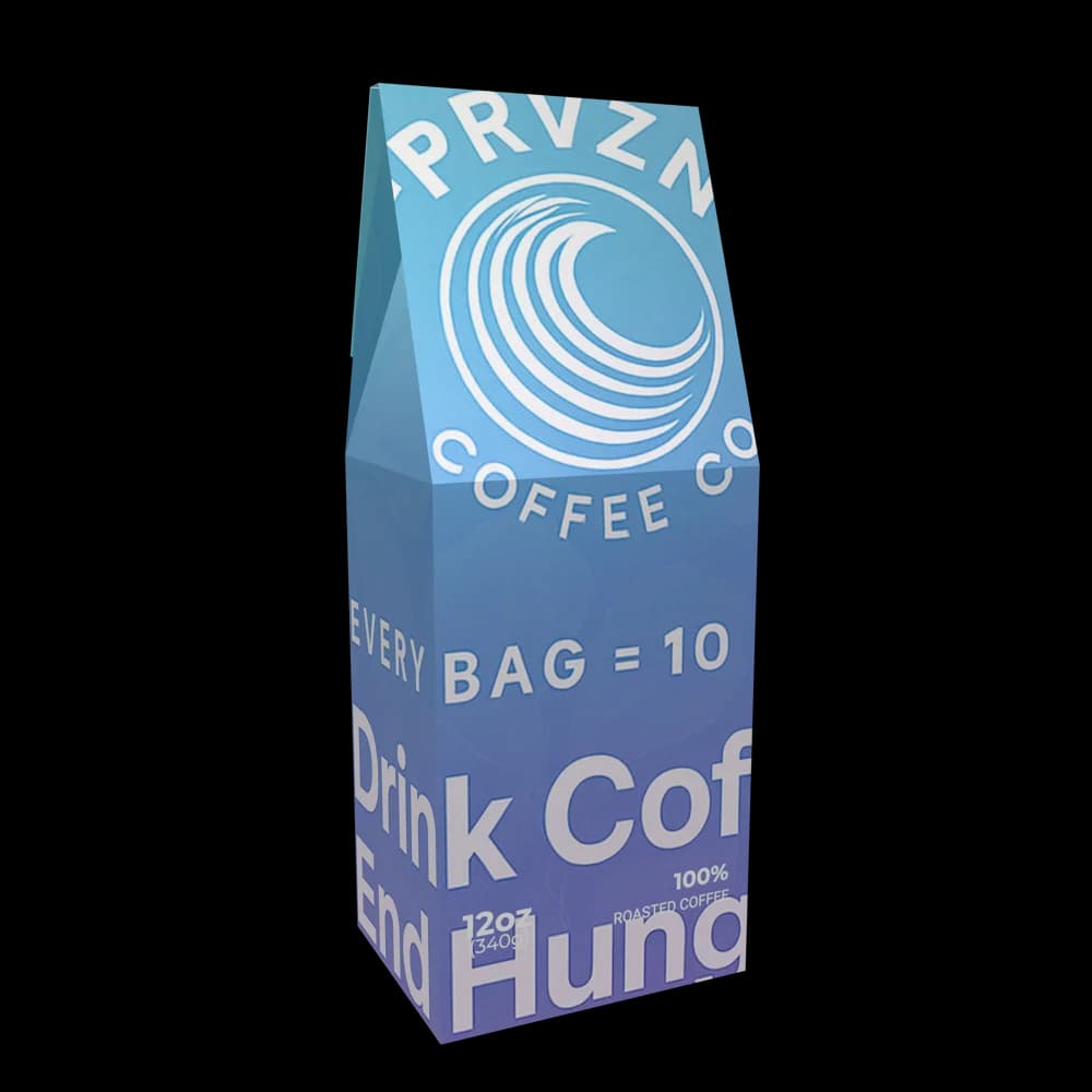 PRVZN PRY7N coffee pods box